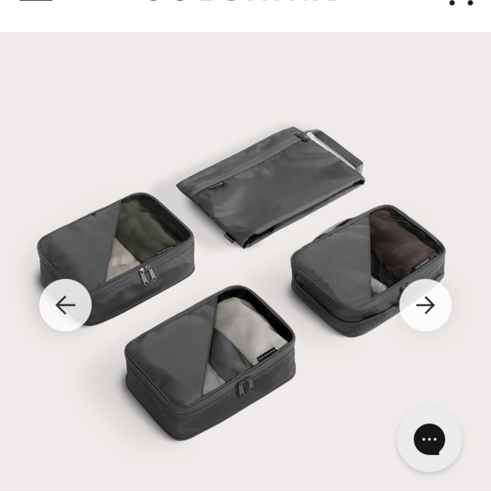 Solgaard Cube Travel Organizer Set - Gray